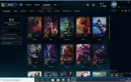 Conta SMURF, 6 SKINS, 29 CHAMPZ.