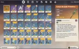 Conta Genshin Rank 16 Jean+Diona+Xingqiu