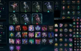 Conta LOL Nv 205 Dimante I soloq/flex, 47 skins e +descrição
