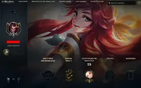 Conta com skin prestígio e borda rara exclusiva da Lux