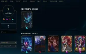 Conta com skin prestígio e borda rara exclusiva da Lux