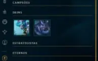 Conta com skin prestígio e borda rara exclusiva da Lux
