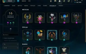 Conta Beta Lol Challenger S4/S5- Skins Raras