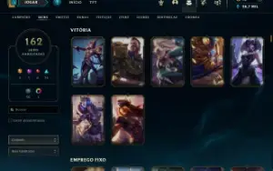 Conta Beta Lol Challenger S4/S5- Skins Raras
