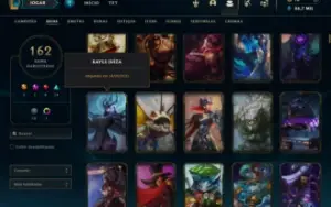 Conta Beta Lol Challenger S4/S5- Skins Raras