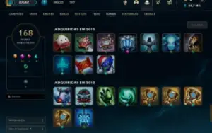 Conta Beta Lol Challenger S4/S5- Skins Raras