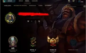Conta LoL Gold 3