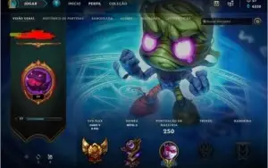Vendo ACC de lol GOLD 5 MUITAS SKINS