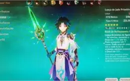 Xiao + lança de Jade
