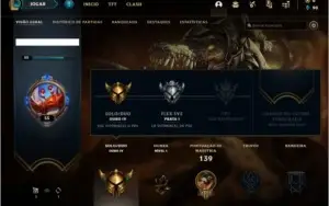 Conta ouro 4 com 3 skins e 42 champs