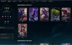 Vendo Conta Lol Platina I