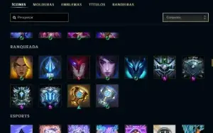 Conta de LOL criada em 2011- Skin Vitoriosa desde a season 2