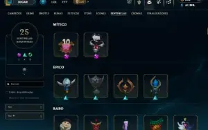 Conta de LOL criada em 2011- Skin Vitoriosa desde a season 2