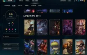 Conta GOLD 3 com varias skins - League of Legends