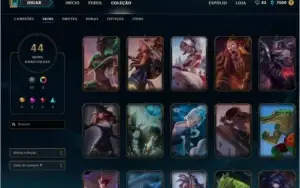 Conta GOLD 3 com varias skins - League of Legends