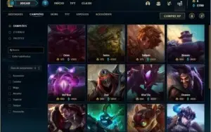 Conta prata 4 com 135 champs, 395 skins ( 6 Prestigios )