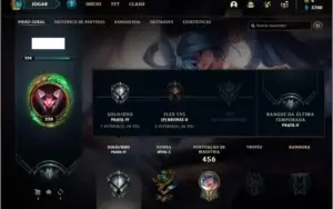 Conta prata 4 com 135 champs, 395 skins ( 6 Prestigios )
