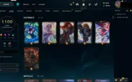 Conta LOL 1100 SKINS - Avaliada em 15mil - NEGOCIAVEL