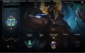 CONTA PLAT 1 75 PdL - 47% WR - 41 Campeões