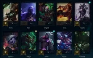 CONTA LEAGUE OF LEGENDS OURO