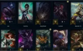 CONTA LEAGUE OF LEGENDS OURO