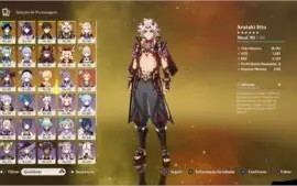MELHOR CONTA GENSHIN IMPACT AR57 COM BÔNUS IMPERDÍVEL!!!