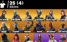 Conta Fortnite 25 Skins The Reaper, Take The L, Havoc + Jogo