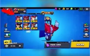 Conta do Brawl Stars 18.000 troféus