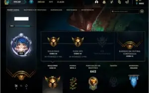 Conta ouro 3 com TODOS os champs e 102 skins