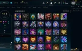 Conta main diamante 1, 258 skins, unico dono, criada em 2013
