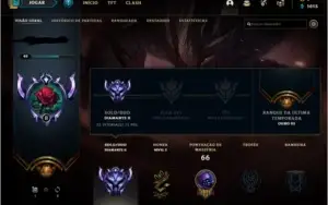 conta smurf lvl 49 diamante 2