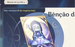 AR 44 - Klee, Diluc, Qiqi, Aloy + bênção da lua