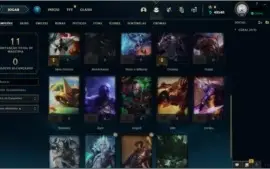 Conta LoL, Platina IV, Email Não Confirmado
