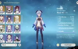 Conta Genshin AR58 com todas skins!!