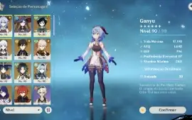 Conta Genshin AR58 com todas skins!!