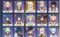 XIAO+ VENTI+ ZHONG+ QIQI+ MONA C1+ 3 ARMAS 5*+ 14,380 GEMS