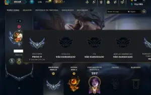Prata 4 com 65 Champs e 32 Skins