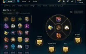 Conta ouro 1 com 10 skins e 34 champs + 710 RP ( MAIN ADC )