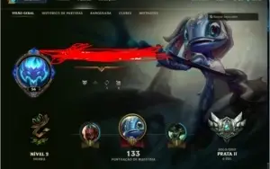 CONTA PRATA 2 LVL 57, 10 SKIN E 37 CHAMPS C/ E-MAIL