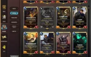 CONTA RIOT - LEAGUE OF RUNETERRA MESTRE TOP 300 NA