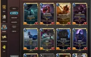 CONTA RIOT - LEAGUE OF RUNETERRA MESTRE TOP 300 NA