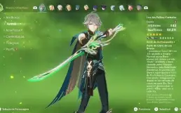 Conta Genshin AR 55 Alhaitam + Bis