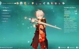 Conta Genshin AR 55 Alhaitam + Bis