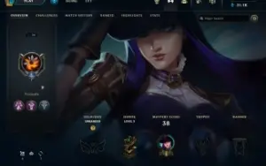 Conta LoL Smurf Unranked Nível 30 Handlevel (Upada a Mão)