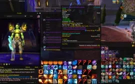 Mago (Mage) com set elite pvp legion, BfA, tabard pvp glad