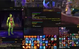 Mago (Mage) com set elite pvp legion, BfA, tabard pvp glad