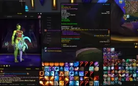 Mago (Mage) com set elite pvp legion, BfA, tabard pvp glad