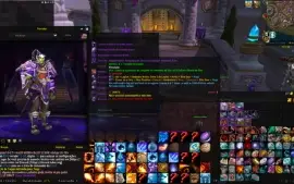 Mago (Mage) com set elite pvp legion, BfA, tabard pvp glad