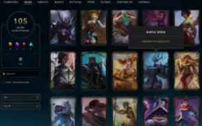 Conta League of Legends Full Acesso 133 champs107 Skins RARA