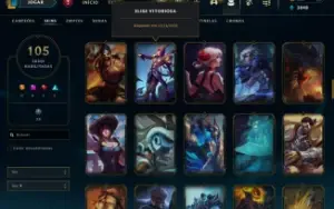 Conta League of Legends Full Acesso 133 champs107 Skins RARA
